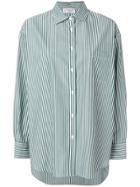 Alberto Biani Striped Shirt - Green