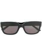 Balenciaga Square Frame Sunglasses - Black