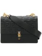 Fendi Kan I Double F Shoulder Bag - Black