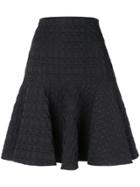 Josie Natori Jacquard Skirt - Black