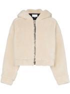 Re/done Redone Fx Fur Coat Ls Crp Ears - Neutrals
