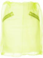Yang Li Organza Layered Mini Skirt - Yellow