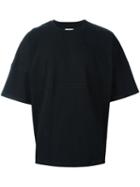 Palm Angels Basic T-shirt, Men's, Size: Large, Black, Cotton