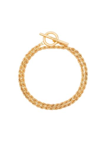 All Blues Rope Chain Bracelet - Gold
