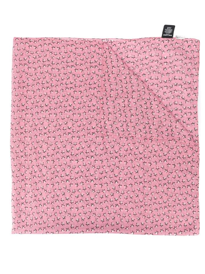 Saint Laurent Star Print Scarf - Pink