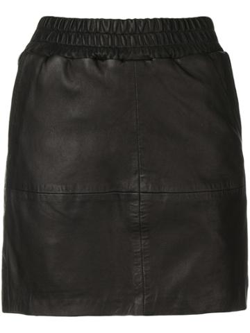 Munderingskompagniet Vera Leather Skirt - Black