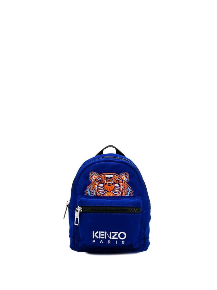 Kenzo Embroidered Tiger Small Backpack - Blue