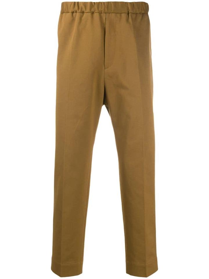 Jil Sander Elasticated Waistband Trousers - Neutrals