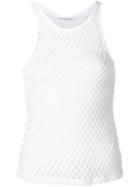 T By Alexander Wang Mesh Tank Top - White