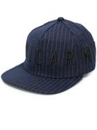 Emporio Armani Logo Striped Cap - Blue