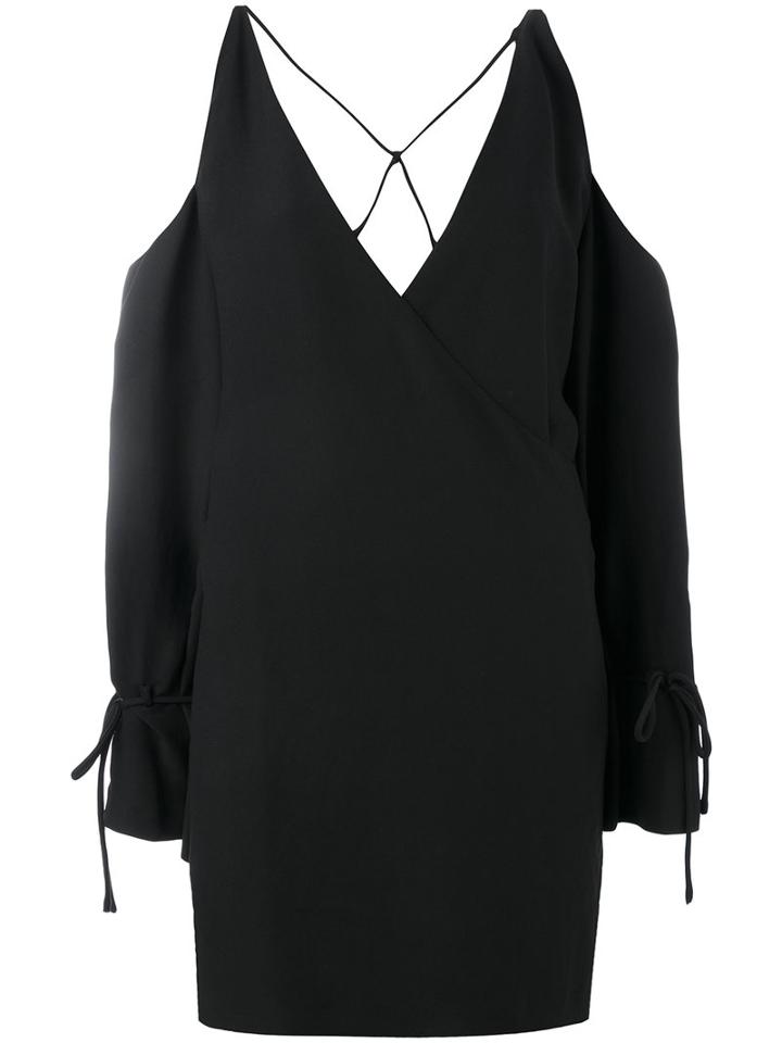 Iro - Cold Shoulder Dress - Women - Polyester - 40, Black, Polyester