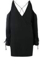 Iro - Cold Shoulder Dress - Women - Polyester - 40, Black, Polyester