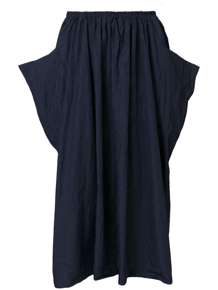 Comme Des Garçons Comme Des Garçons Asymmetric Midi Skirt - Blue