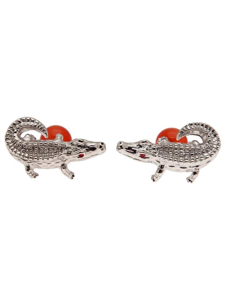 Tateossian Crocodile Ball Cufflink
