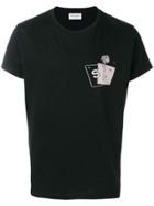 Saint Laurent Pistol Rose T-shirt - Black