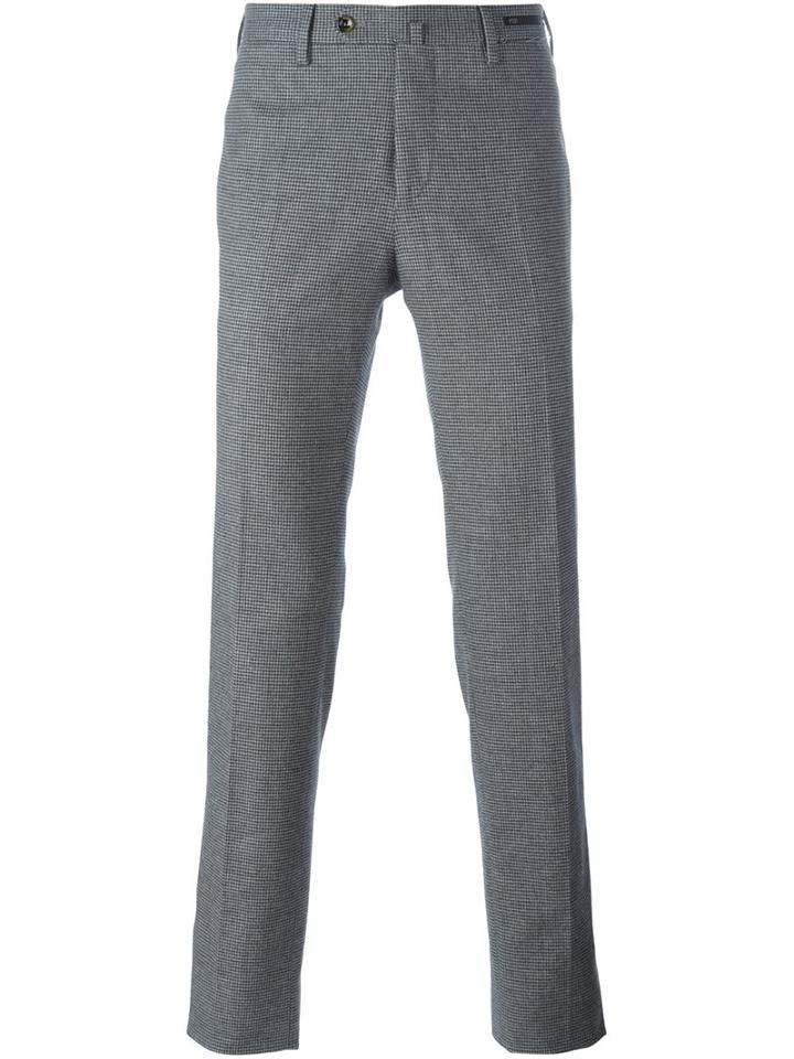 Pt01 Slim Tweed Chinos, Men's, Size: 46, Grey, Cotton