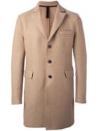 Harris Wharf London 'chester' Pressed Coat, Men's, Size: 52, Nude/neutrals, Virgin Wool