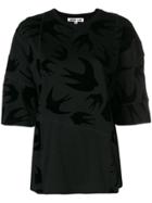 Mcq Alexander Mcqueen Bird Printed T-shirt - Black