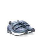 Roberto Cavalli Kids Teen Touch Fastening Sneakers - Blue