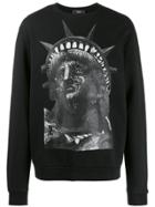 Domrebel Liberty Print Sweatshirt - Black