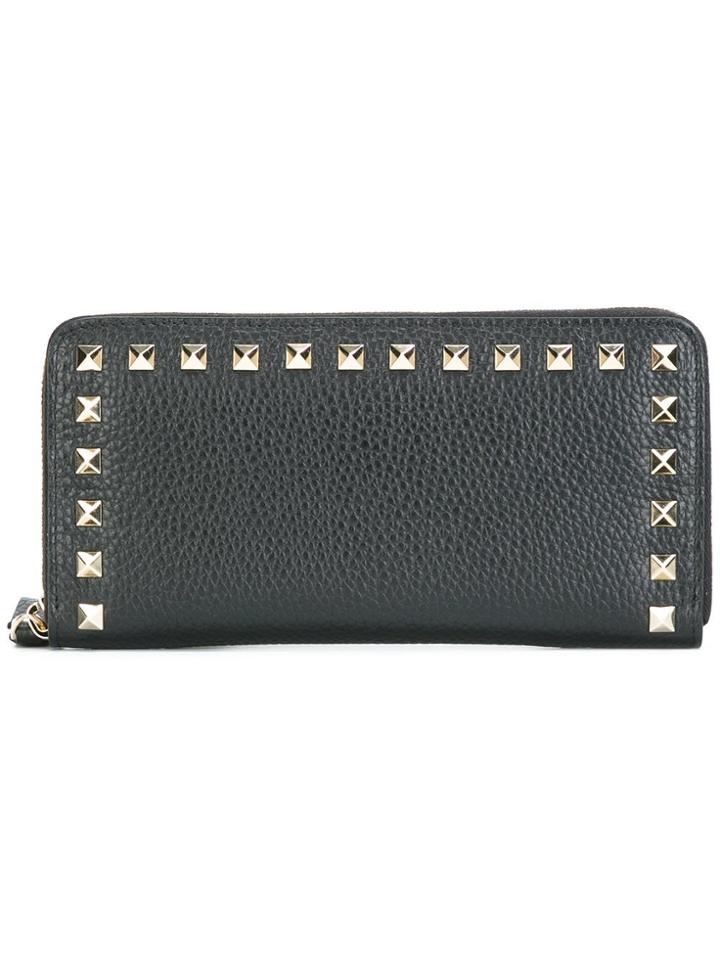 Valentino 'rockstud' Wallet - Black