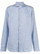 Corneliani Button Up Shirt - Blue