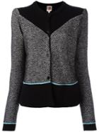 I'm Isola Marras Zipped Cardigan, Women's, Size: Small, Black, Virgin Wool/polyamide/viscose