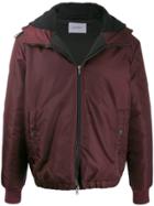 Dondup Zipped Hooded Jacket - Red