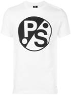Ps By Paul Smith Logo Print T-shirt, Men's, Size: Small, White, Cotton
