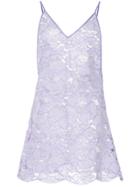Romance Was Born Fantasy Lace Slip - Pink & Purple