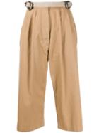 Loewe High Waisted Trousers - Neutrals