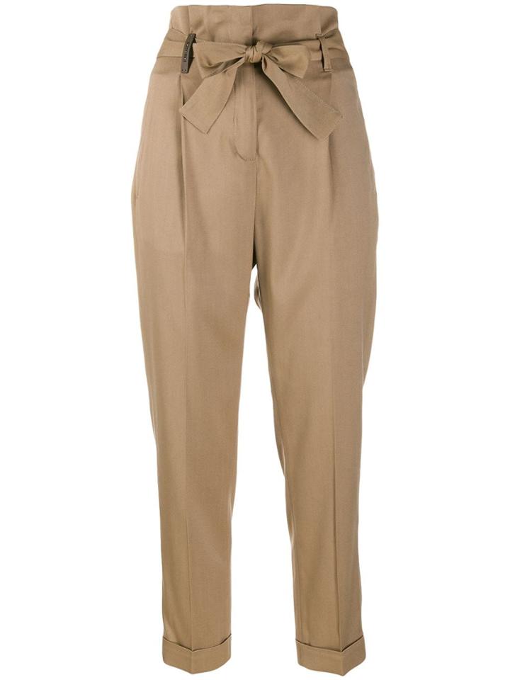 Peserico Tie Waist Trousers - Neutrals