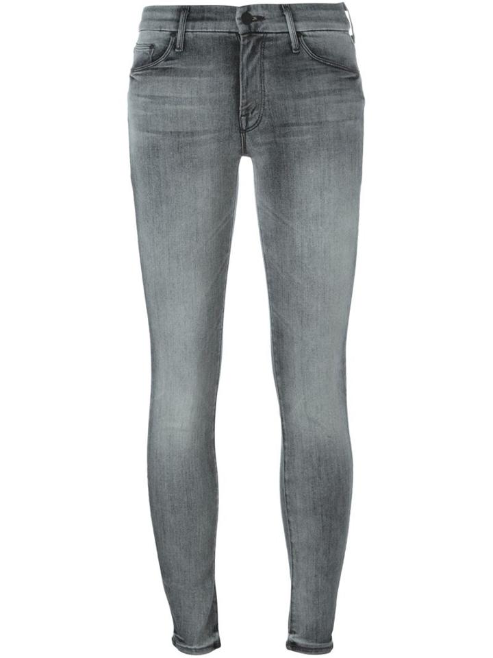 Mother The Looker Jeans, Women's, Size: 26, Grey, Cotton/polyester/spandex/elastane