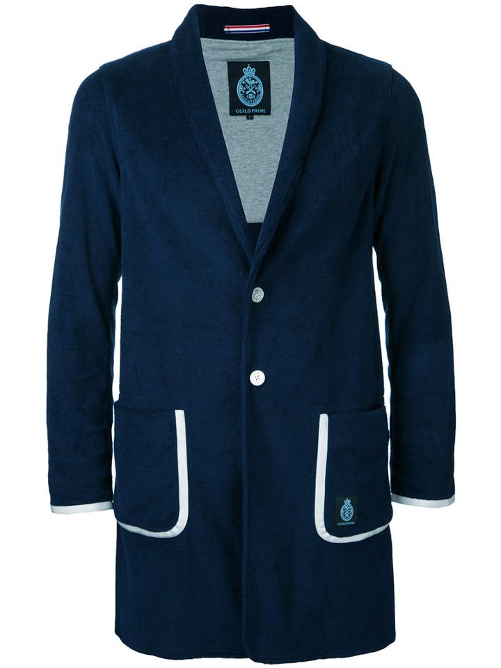 Guild Prime Long Blazer, Men's, Size: 3, Blue, Cotton/polyester