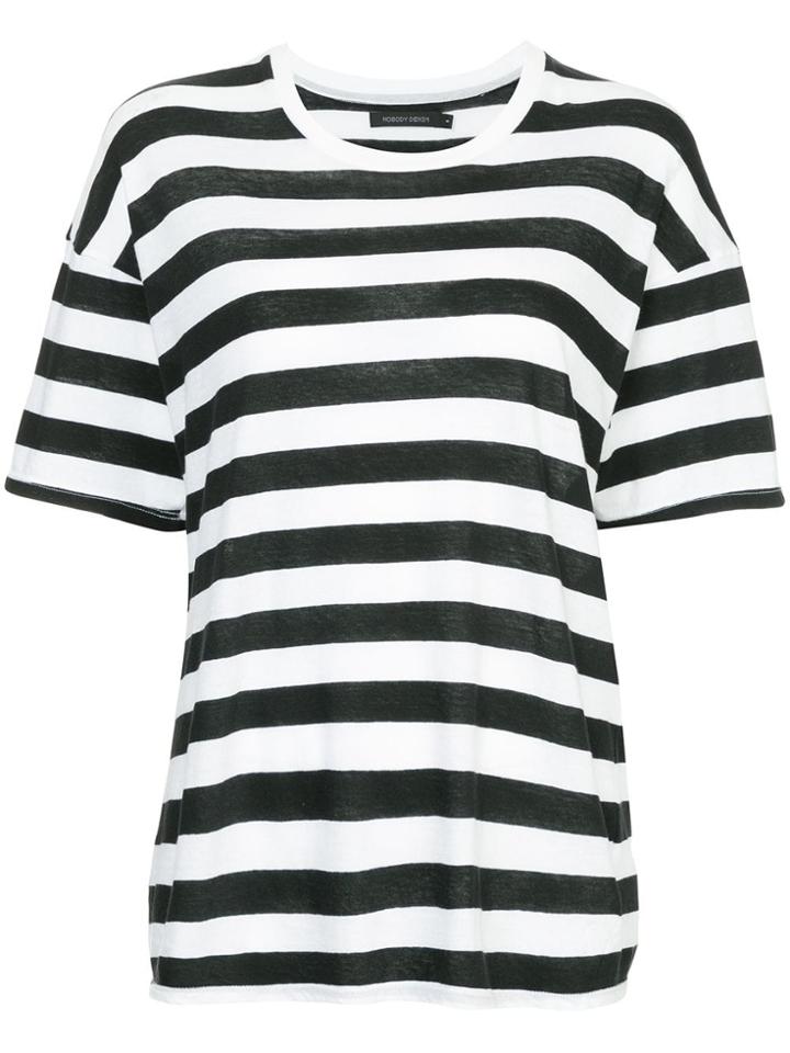 Nobody Denim Organic Classic Tee Bold - White