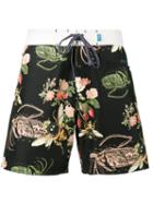 Riz Boardshorts - Burgh Boardshort Swimming Shorts - Men - Recycled Polyester - 32, Black, Recycled Polyester