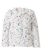 Coohem Spring Paint Tweed Jacket - White