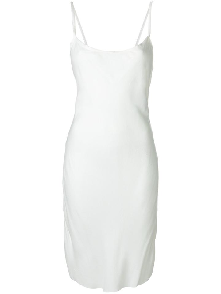 Ann Demeulemeester Sleeveless Fitted Mini Dress - White