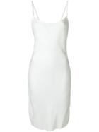 Ann Demeulemeester Sleeveless Fitted Mini Dress - White