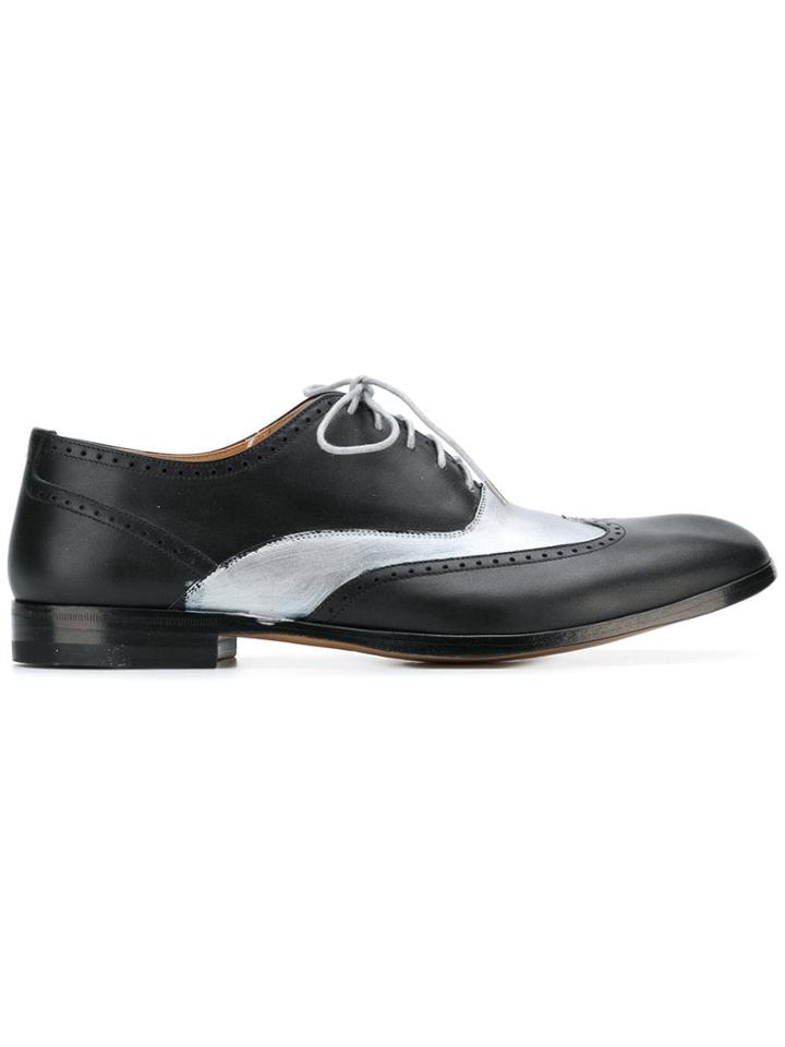 Maison Margiela Classic Bicouloured Derby Shoes - Black