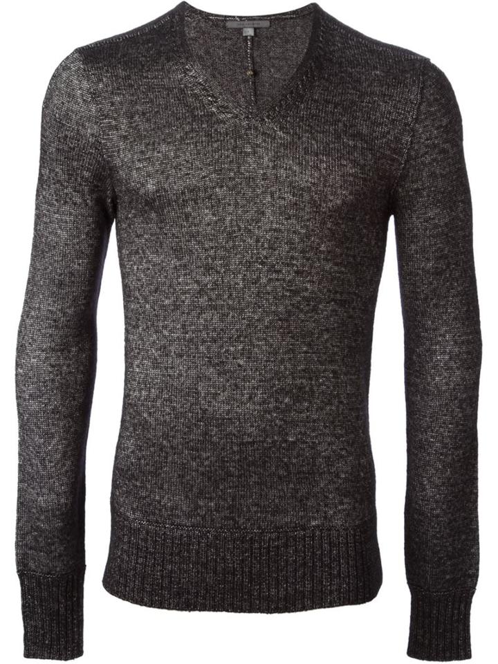 John Varvatos Fitted V-neck Sweater