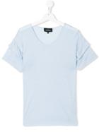 Little Remix Teen Ruffle-sleeve T-shirt - Blue