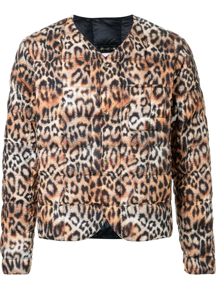 Dresscamp Leopard Print Jacket, Adult Unisex, Size: Medium, Brown, Polyester