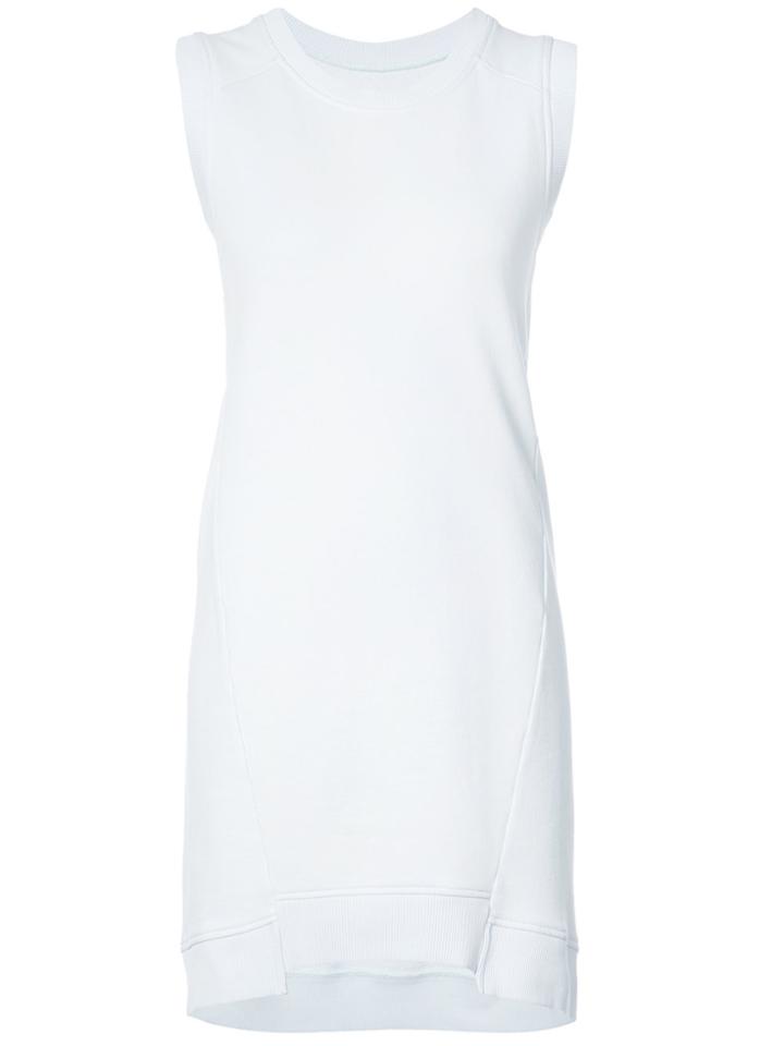 Mm6 Maison Margiela Sleeveless Sweatshirt Dress - Blue
