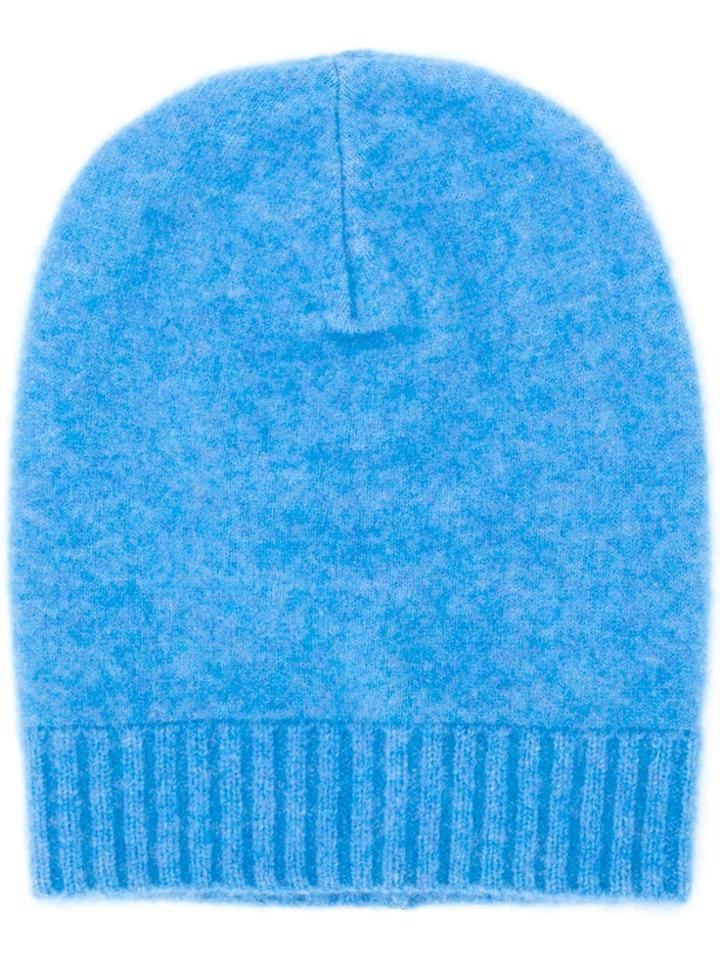 Laneus Ribbed Beanie - Blue