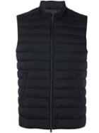 Herno Padded Vest, Men's, Size: 52, Black, Polyamide/polyurethane/feather Down