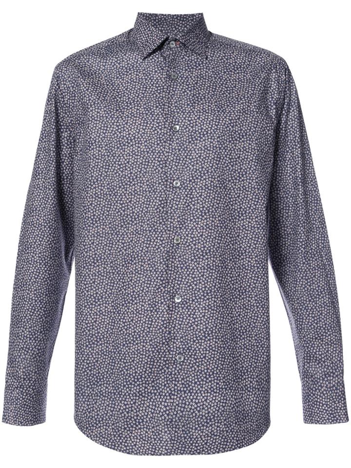 Paul Smith Soho Floral Shirt - Blue