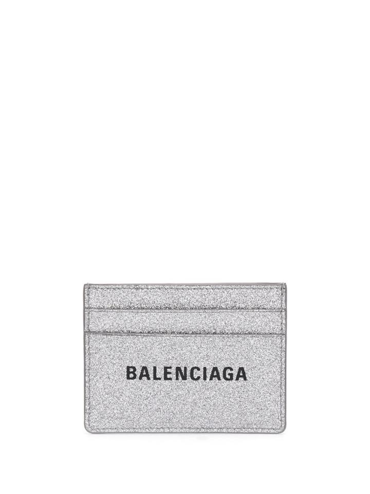 Balenciaga Everyday Cardholder - Silver