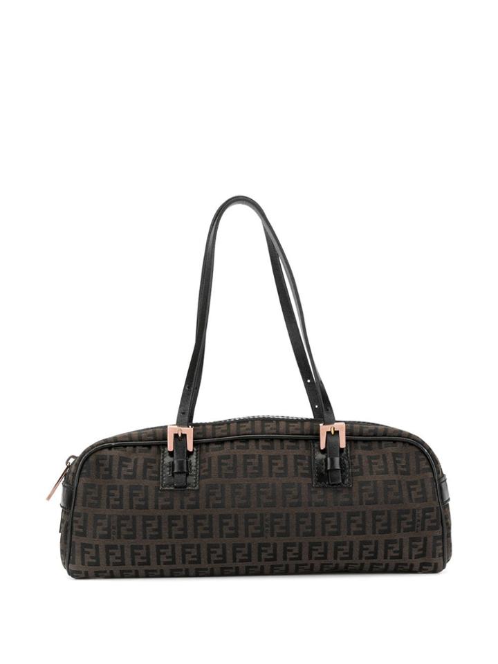 Fendi Pre-owned Ff Logo Hand Bag - Brown