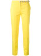 Versus Slim-fit Trousers, Women's, Size: 42, Yellow/orange, Polyamide/spandex/elastane/viscose/wool